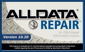 AllData 10.20, база по ремонту автомобилей, программа для автосервиса, электронный каталог запчастей