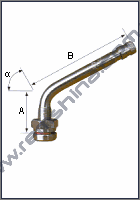 Никелированные разборные бескамерные вентили clamp-in, TR543C-TR547D, Baolong