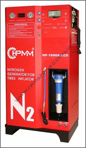 Генератор азота, накачка шин азотом, автоматический, жидкокристалический дисплей, короткоцикловая безнагревная адсорбция, HP-1690A/LCD, Puli