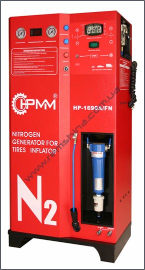 Генератор азота, накачка шин азотом, автоматический, жидкокристалический дисплей, короткоцикловая безнагревная адсорбция, HP-1690A/FN, Puli