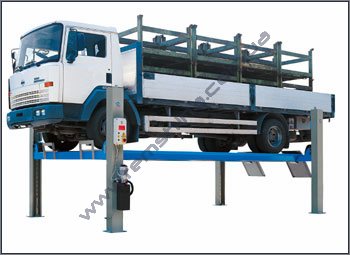 Электрогидравлические, 4-х стоечные, подъемники, с плоскими платформами для грузовых автомобилей, RAV4800, Ravaglioli